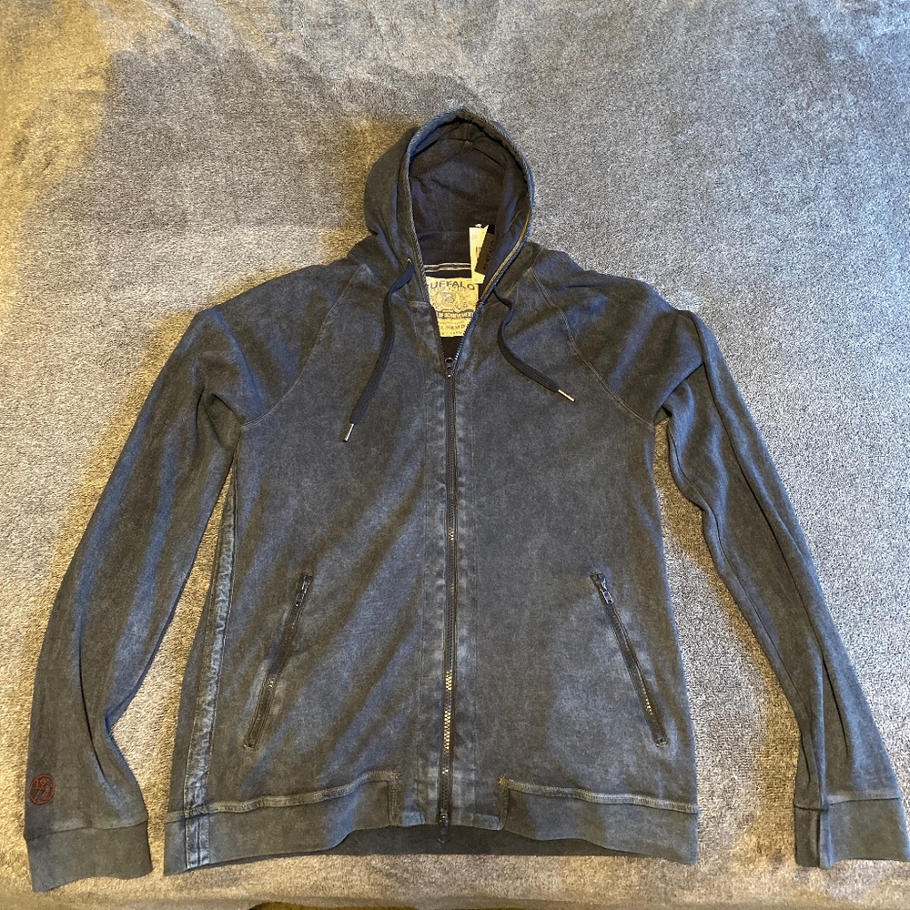 Buffalo David Bitton Hooded Long Sleeve Zip Up